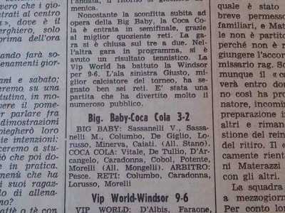 Agli inizi degli anni 70 cominci� invece a disputare la Canicola il barese Vito Giusto, oggi 72enne, militante nella Vip World (una boutique a Triggiano)